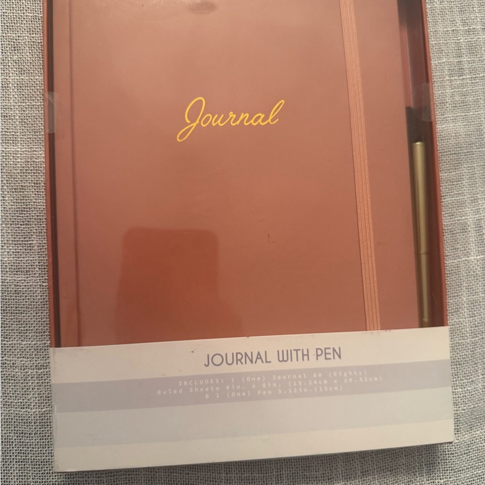 Journal with Pen- Light Rose Color